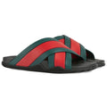 Gucci Crisscross Web Slide Sandal